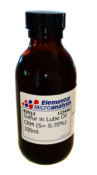 DISCONTINUED

Sulfur in Lube Oil (S= 0.753%) 100ml  See Cert 834596